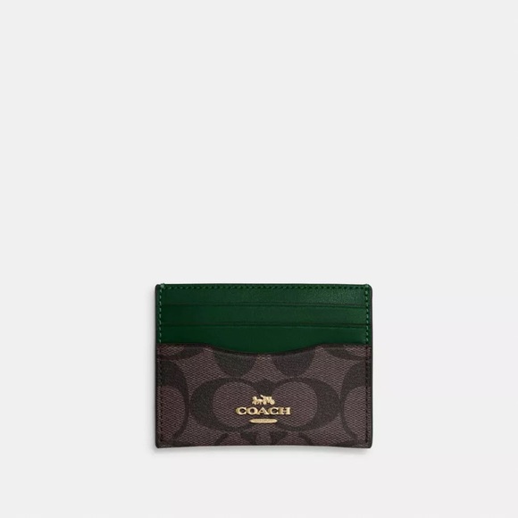 Coach Handbags - Coach Slim ID Card Case in Signature Canvas